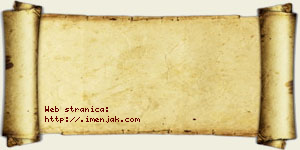 Atanasije Rakovac vizit kartica